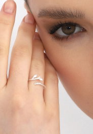 Heliophilia Silver Anillo de Plata de Ley 925 AOYZ2012